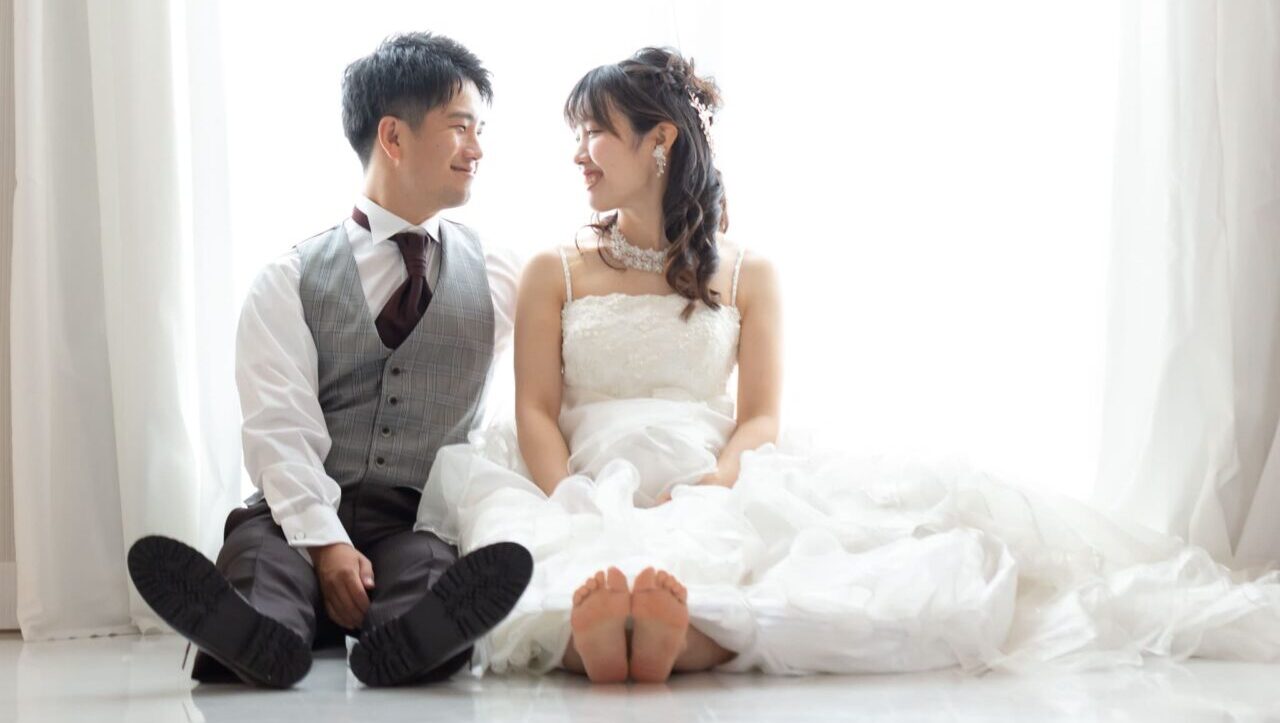 洋装_フォトウェディング・結婚式前撮り_フォトスタジオワタナベ(渡辺写真館)奈良柏木店_奈良市・大和郡山市・平群町_基本料金