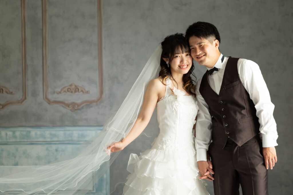 洋装フォトウェディング・結婚式前撮り_フォトスタジオワタナベ(渡辺写真館)奈良柏木店_奈良市・大和郡山市・平群町